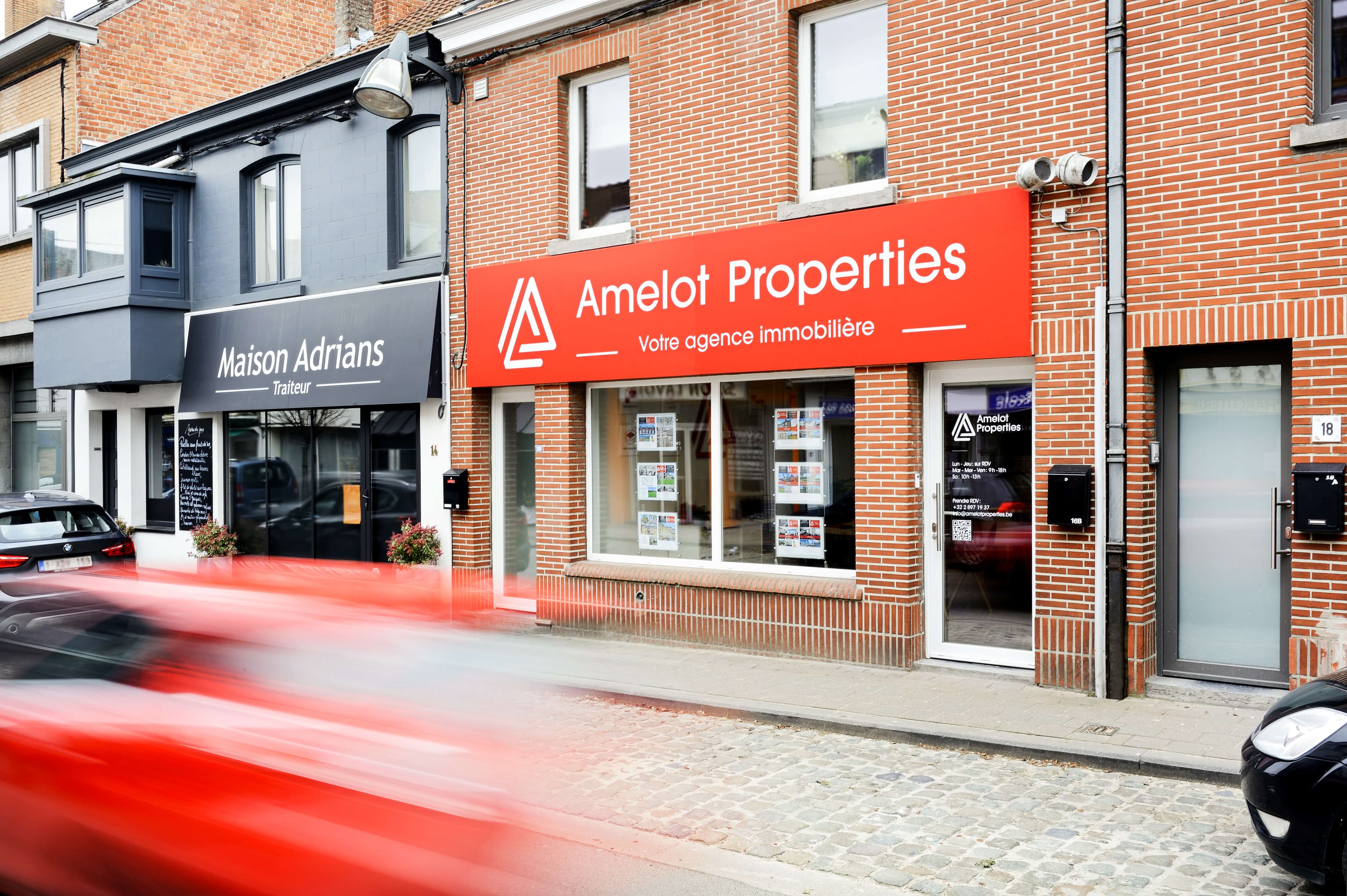 Façade de l'agence Amelot Properties